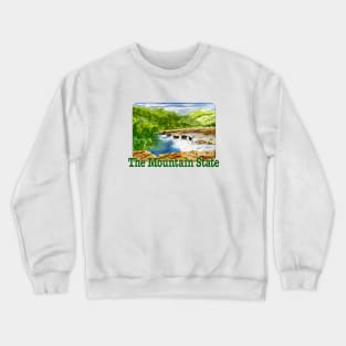 West Virginia, The Mountain State Crewneck Sweatshirt